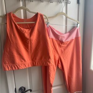 Addison Bay Orange Track Pants Joggers